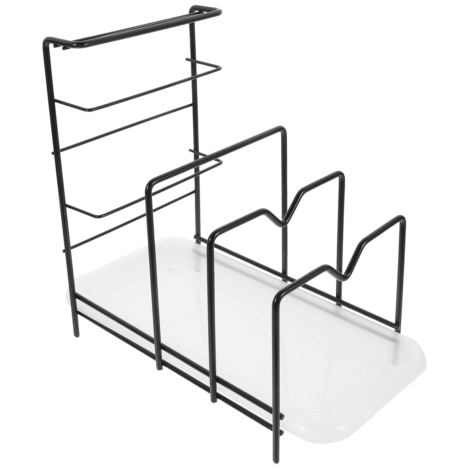 Kitchen Baking Sheet Organizer - Pot Lid Organizer Cutting Board Stand