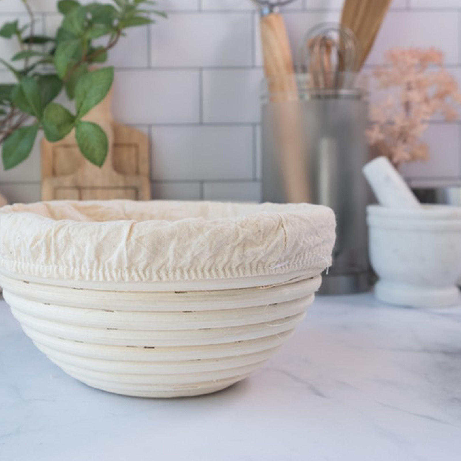 Kitchen Accessories For Baking - 2Pcs Bread Proofing Basket Cloth Cover