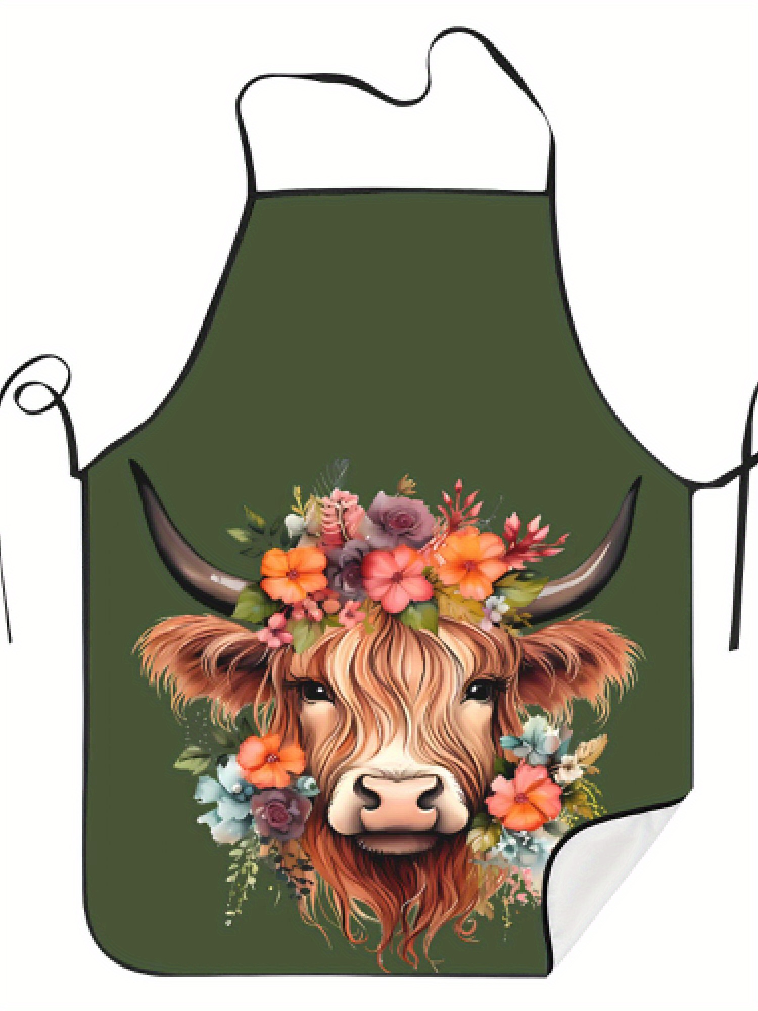 Kitchen Baking Ideas - 1 Piece of Fun Highland Cow