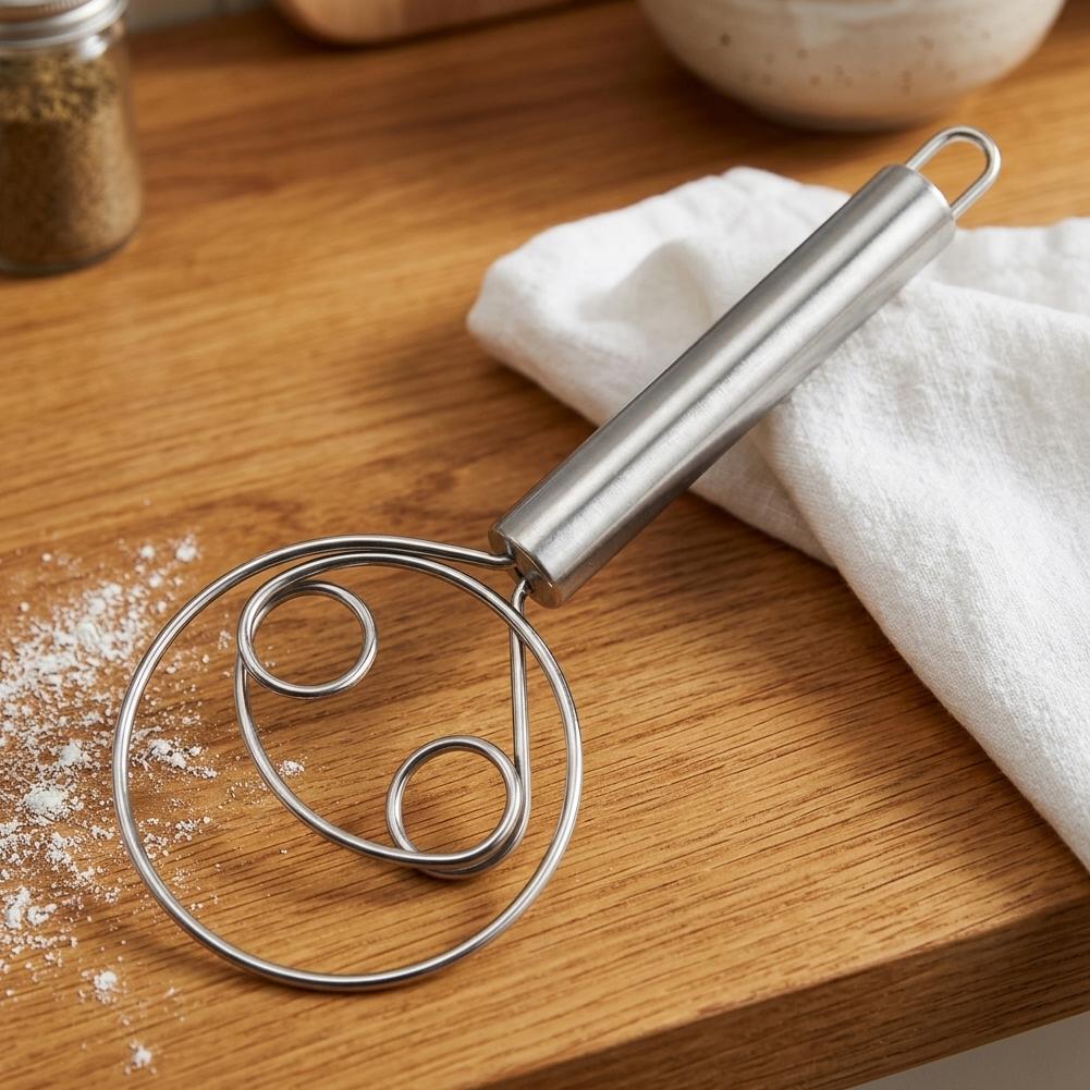 Dough Whisk Bread Mixer Stainl - Bread Baking Kitchen Utensils 评论和价格