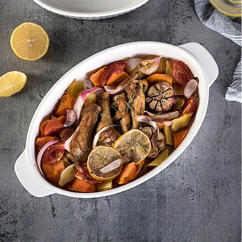 Oven Baking Tray Bakeware Cera - Bread Baking Kitchen Utensils 评论和价格