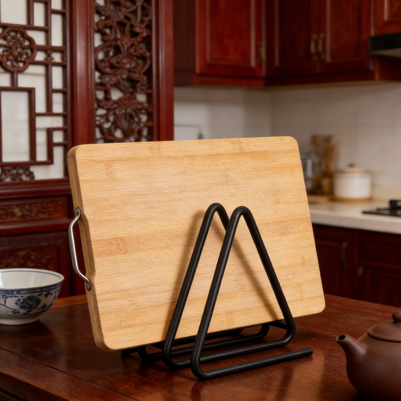 Triangle Cutting Board Holder  - Baking In Kitchen 评论和价格