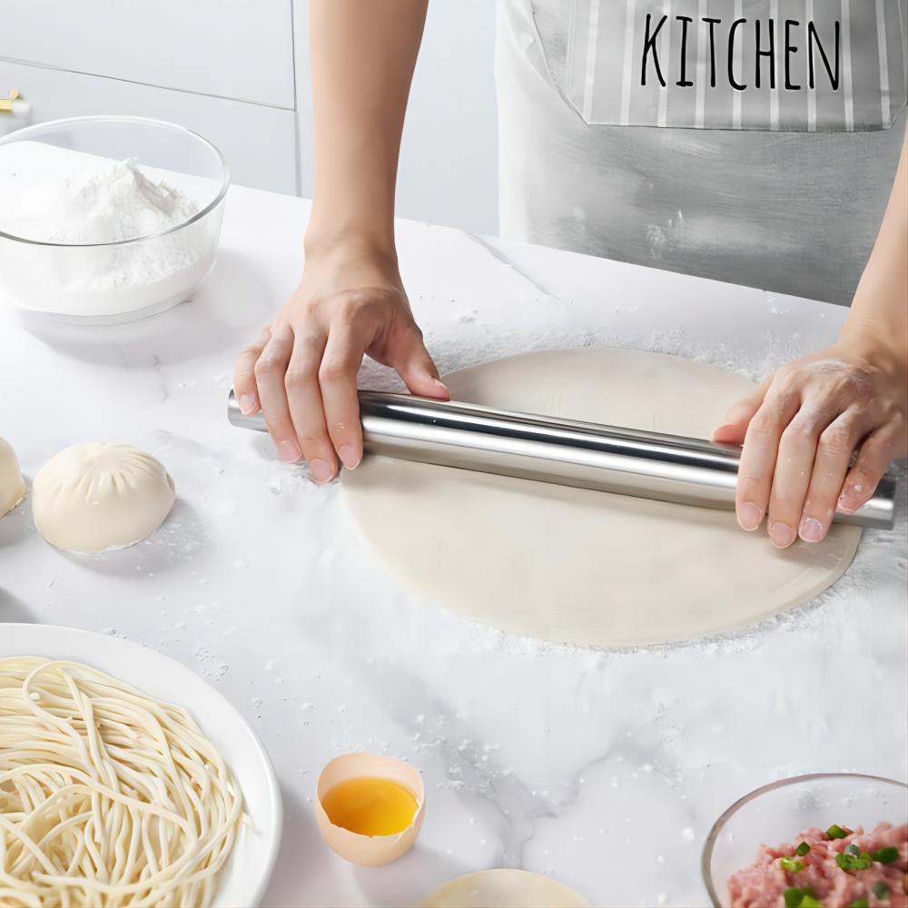 Stainless Steel Rolling Pin Ba - Bread Baking Kitchen Utensils 评论和价格