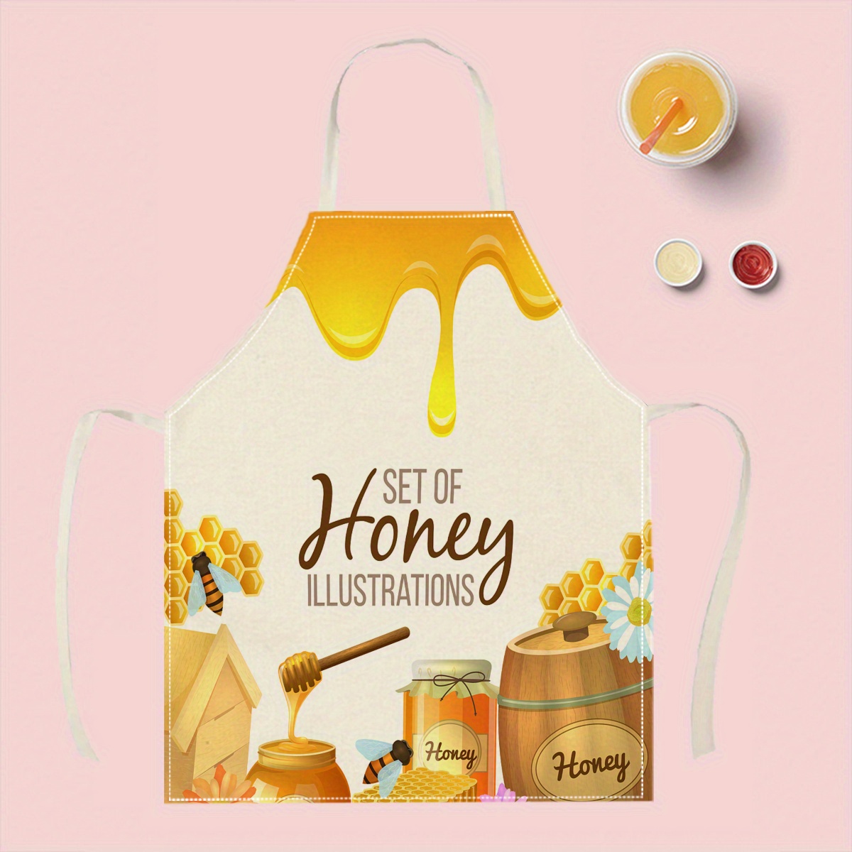 1pc Honey Bee Apron Sweet Kitc - Kitchen Baking Ideas 评论和价格