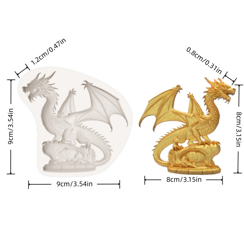 High-Precision Fantasy Dragon- - Kitchen Baking Tools 评论和价格