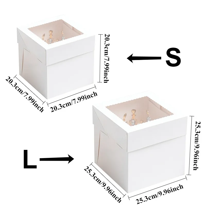 2/4/6PCS White Bakery Boxes wi - Kitchen Baking Tools 评论和价格