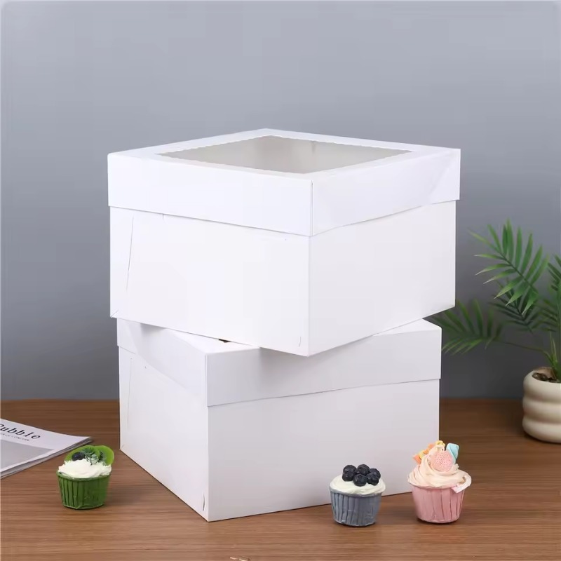 2/4/6PCS White Bakery Boxes wi - Kitchen Baking Tools 评论和价格