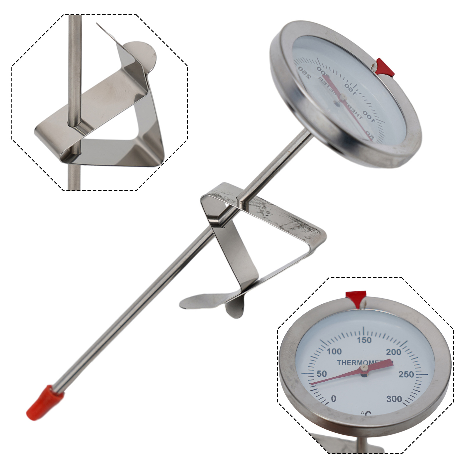 Stainless Steel Probe Thermome - Kitchen Baking Utensil 评论和价格