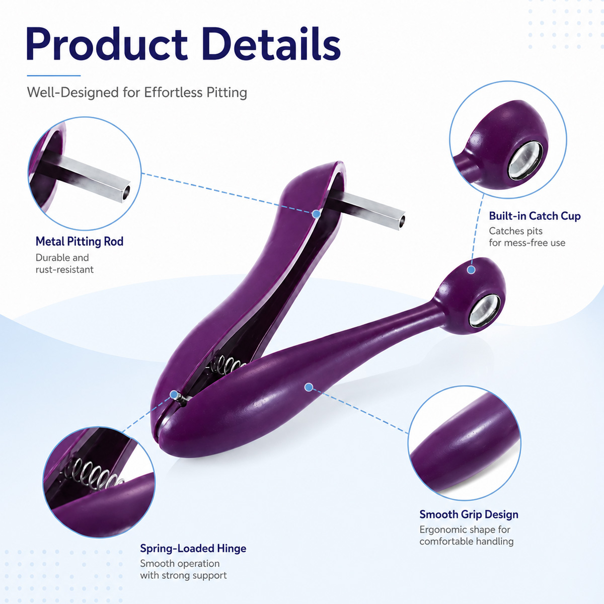 Cherry Kernel Remover Handheld - Kitchen Baking Tools 评论和价格