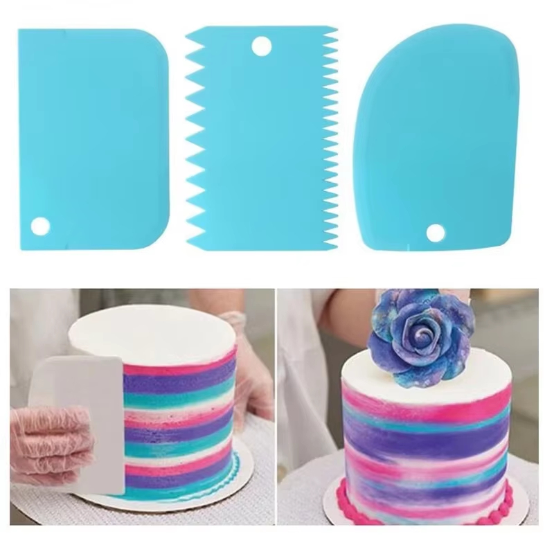 3PCS Cream Scraper Smoother Ir - Kitchen Baking Tools 评论和价格