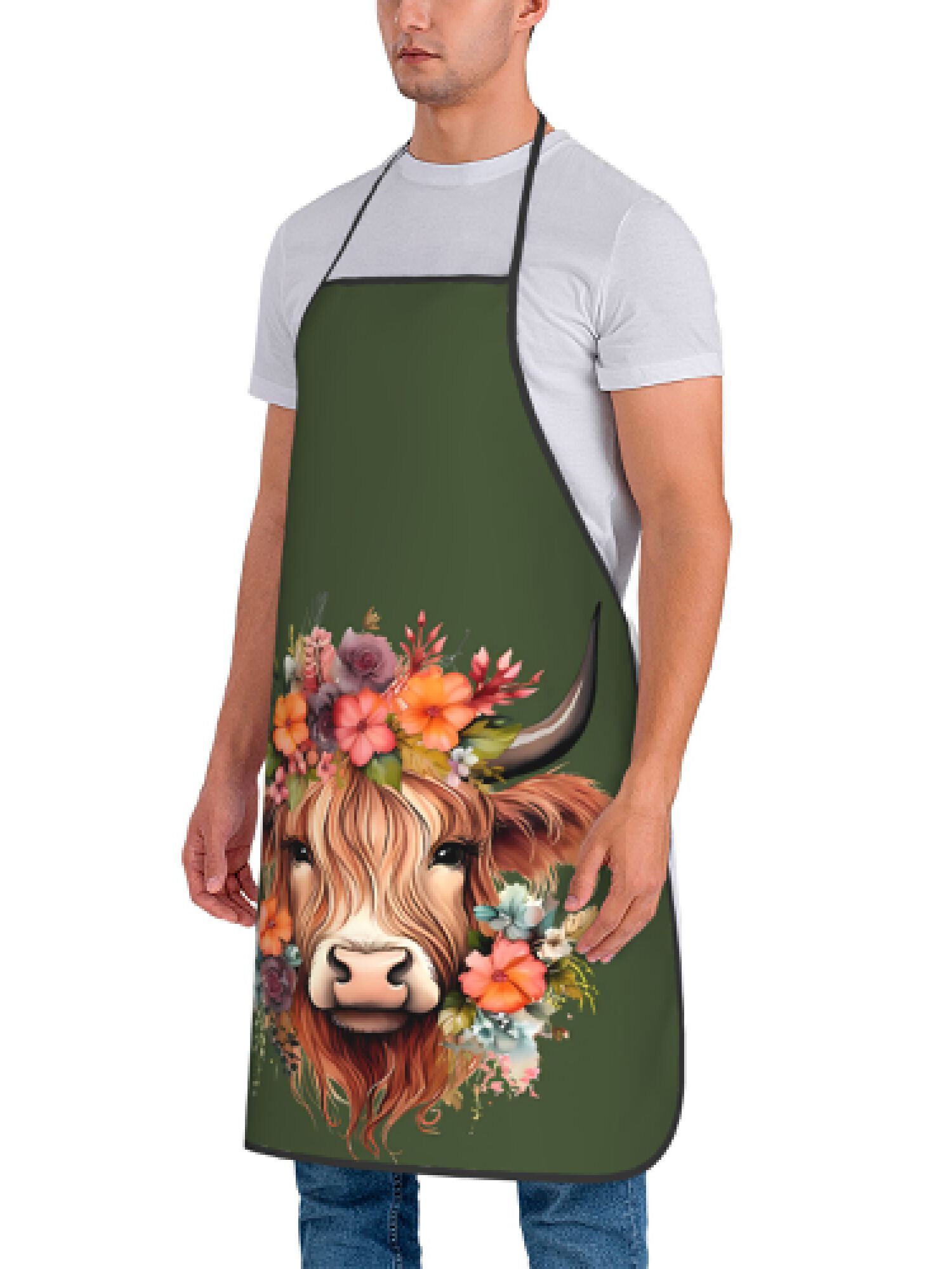 1 Piece of Fun Highland Cow Fl - Kitchen Baking Ideas 评论和价格