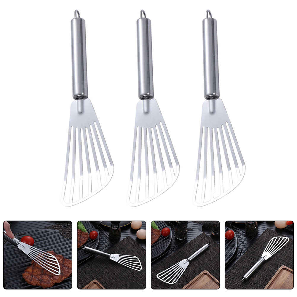 3pcs Stainless Steel Spatula F - Kitchen Baking Utensil 评论和价格