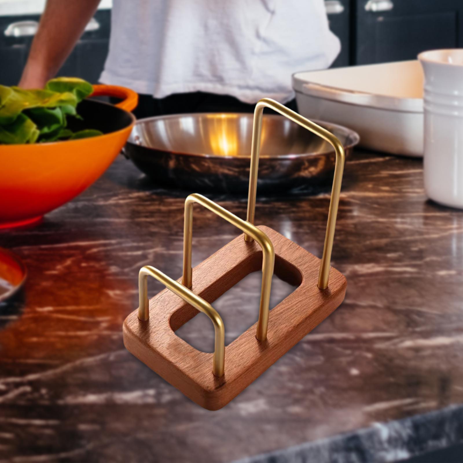 Cutting Board Rack Pot Lid Rac - Kitchen Baking Sheet Organizer 评论和价格