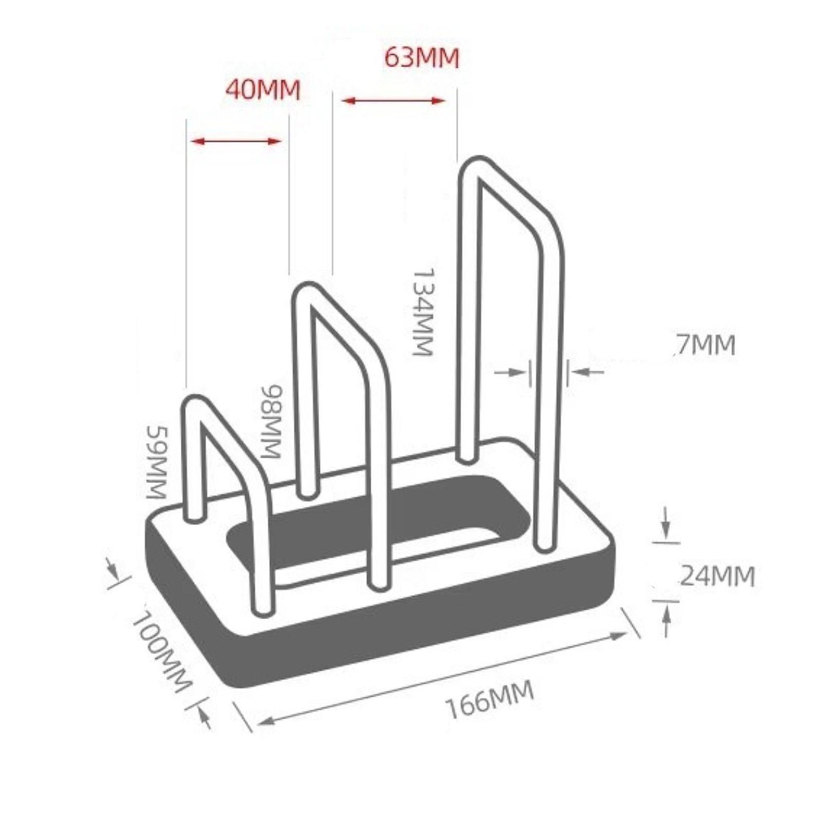 Cutting Board Rack Pot Lid Rac - Kitchen Baking Sheet Organizer 评论和价格