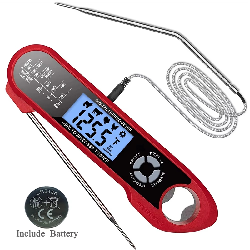 Meat Thermometer Dual-Probe Di - Kitchen Baking Utensil 评论和价格