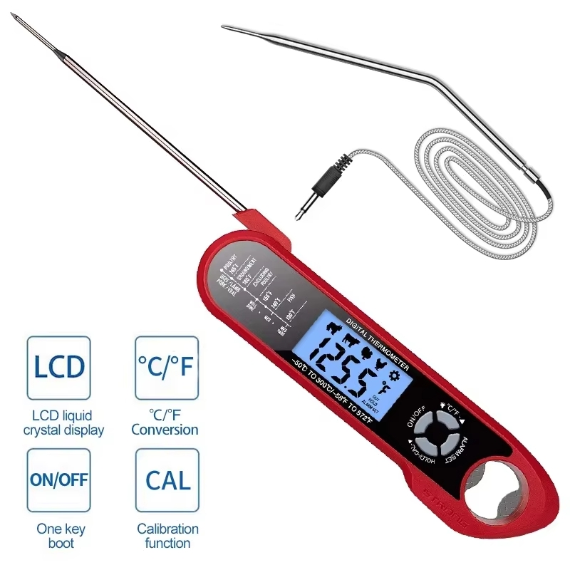 Meat Thermometer Dual-Probe Di - Kitchen Baking Utensil 评论和价格
