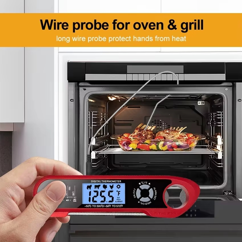 Meat Thermometer Dual-Probe Di - Kitchen Baking Utensil 评论和价格
